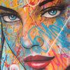 graffiti painting close up