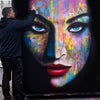 Large size street art painting by Nomen