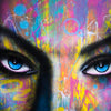 Large size street art painting by Nomen